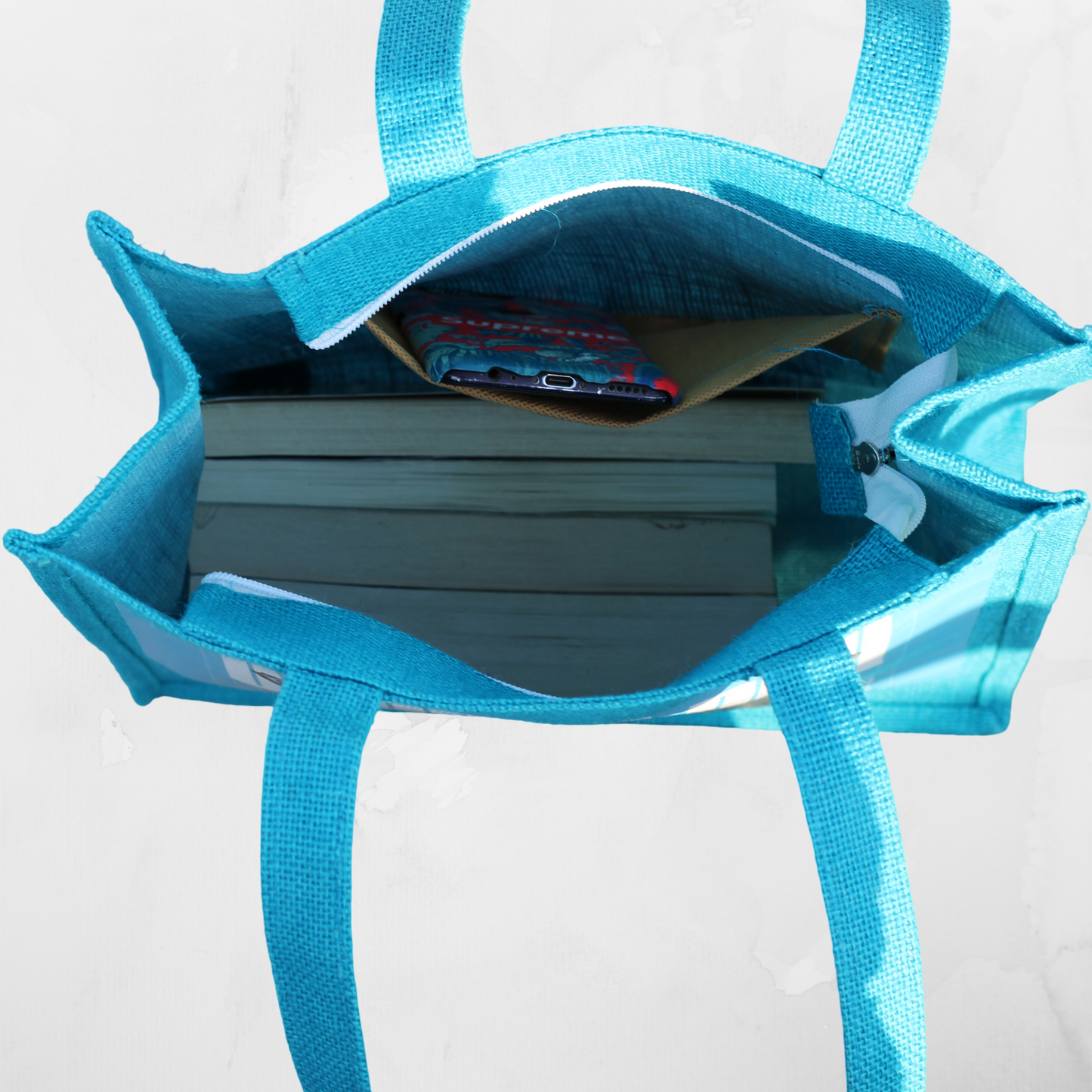 Cosmic Voyager Jute Tote