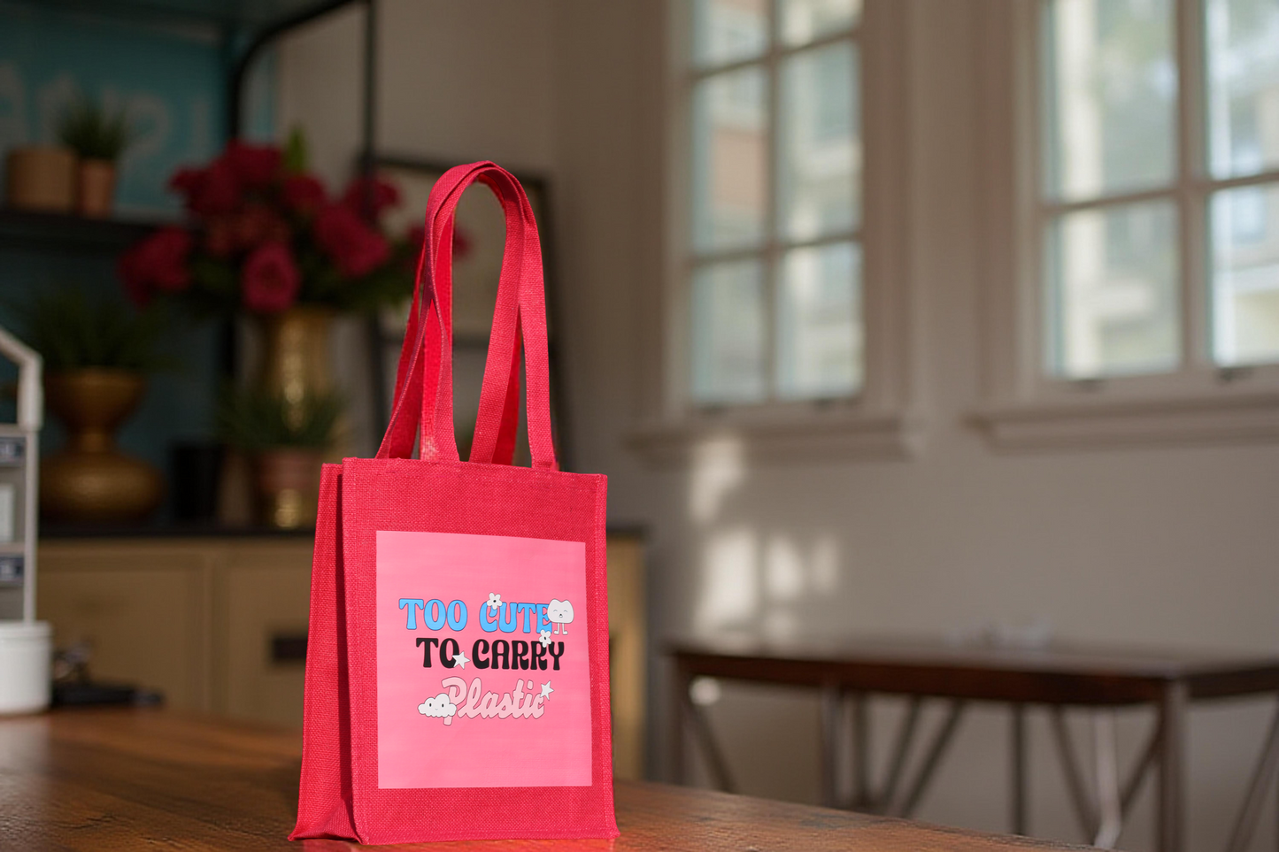 Cute & Conscious Jute Tote