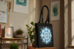 Celestial Bloom Jute Tote - Image 2